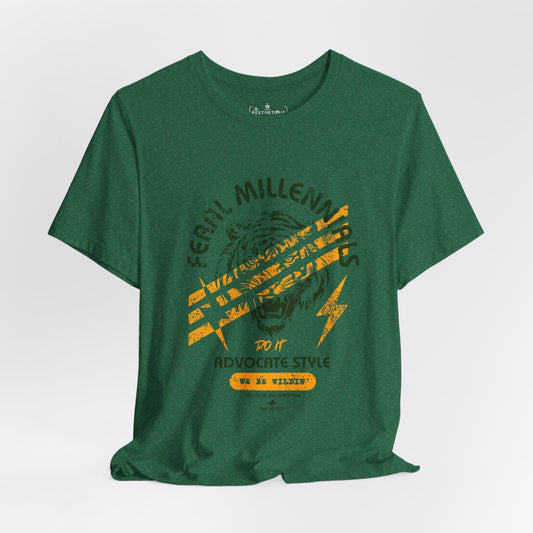 Feral Millennials Do It Advocate Style (We Be Wildin') - Adult Unisex Jersey Tee