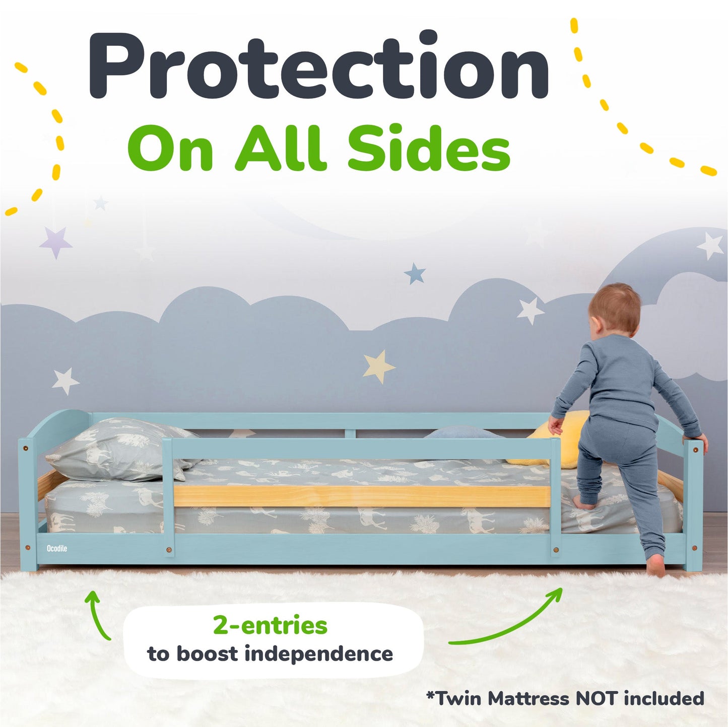 Floor Bed - Twin Size Ocodile.com