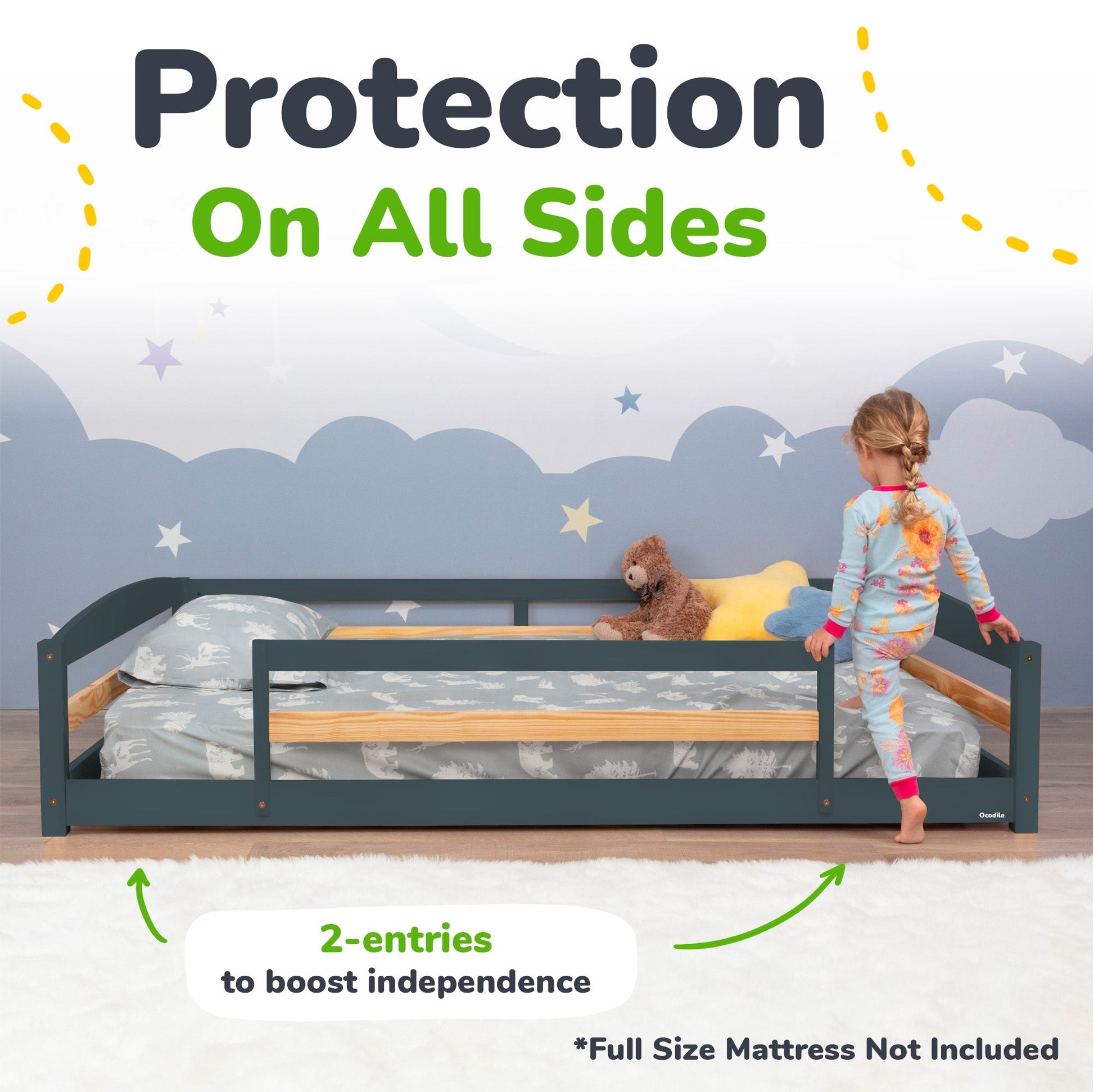Floor Bed - Full Size Ocodile.com