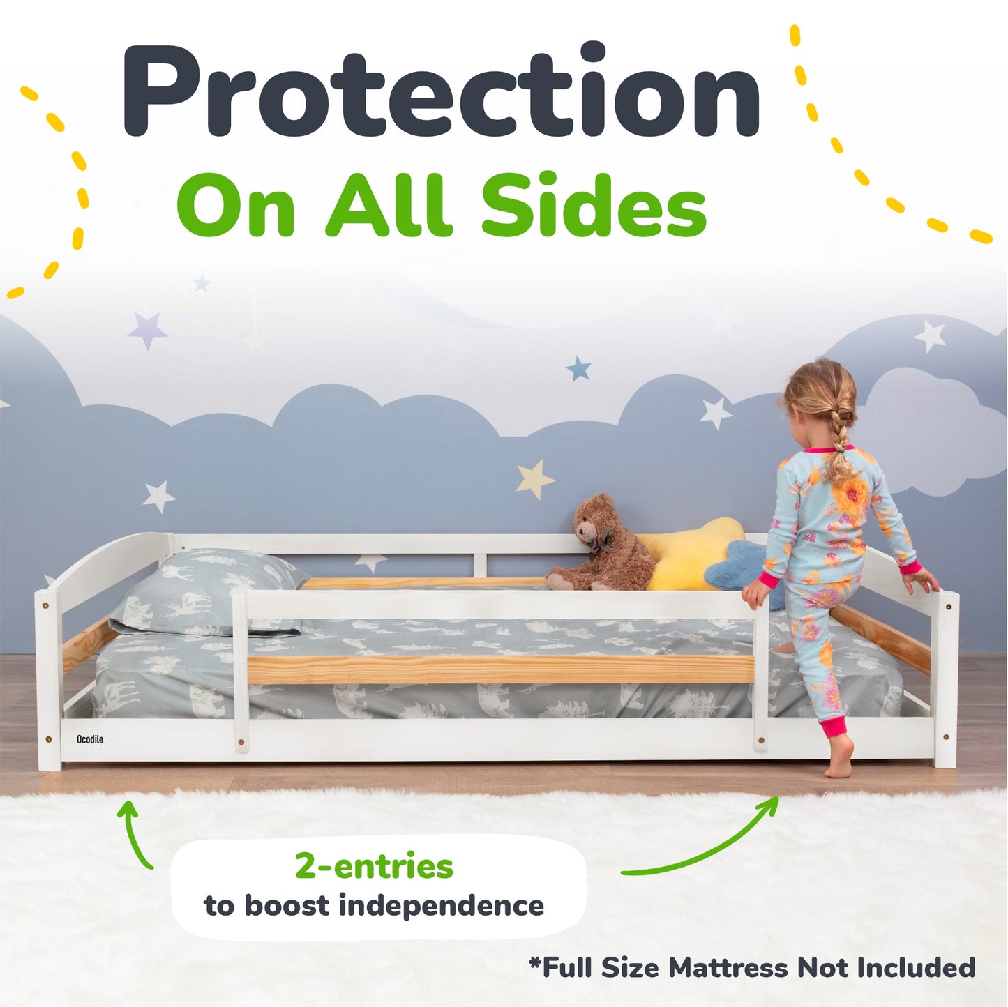 Floor Bed - Full Size Ocodile.com