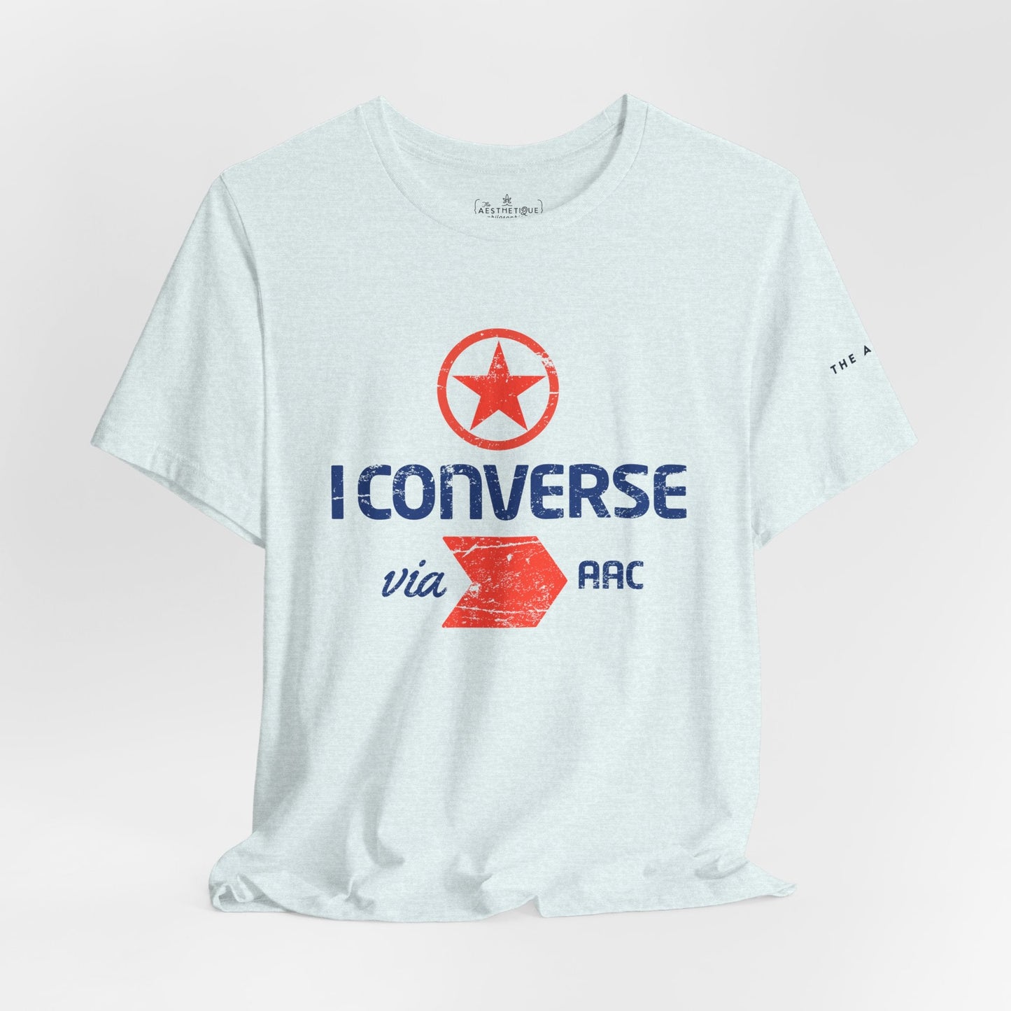 I Converse Via AAC - Unisex Jersey Short Sleeve Tee