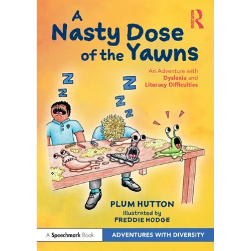 Paperback book cover titled 'A Nasty Dose of the Yawns' with cartoon characters.