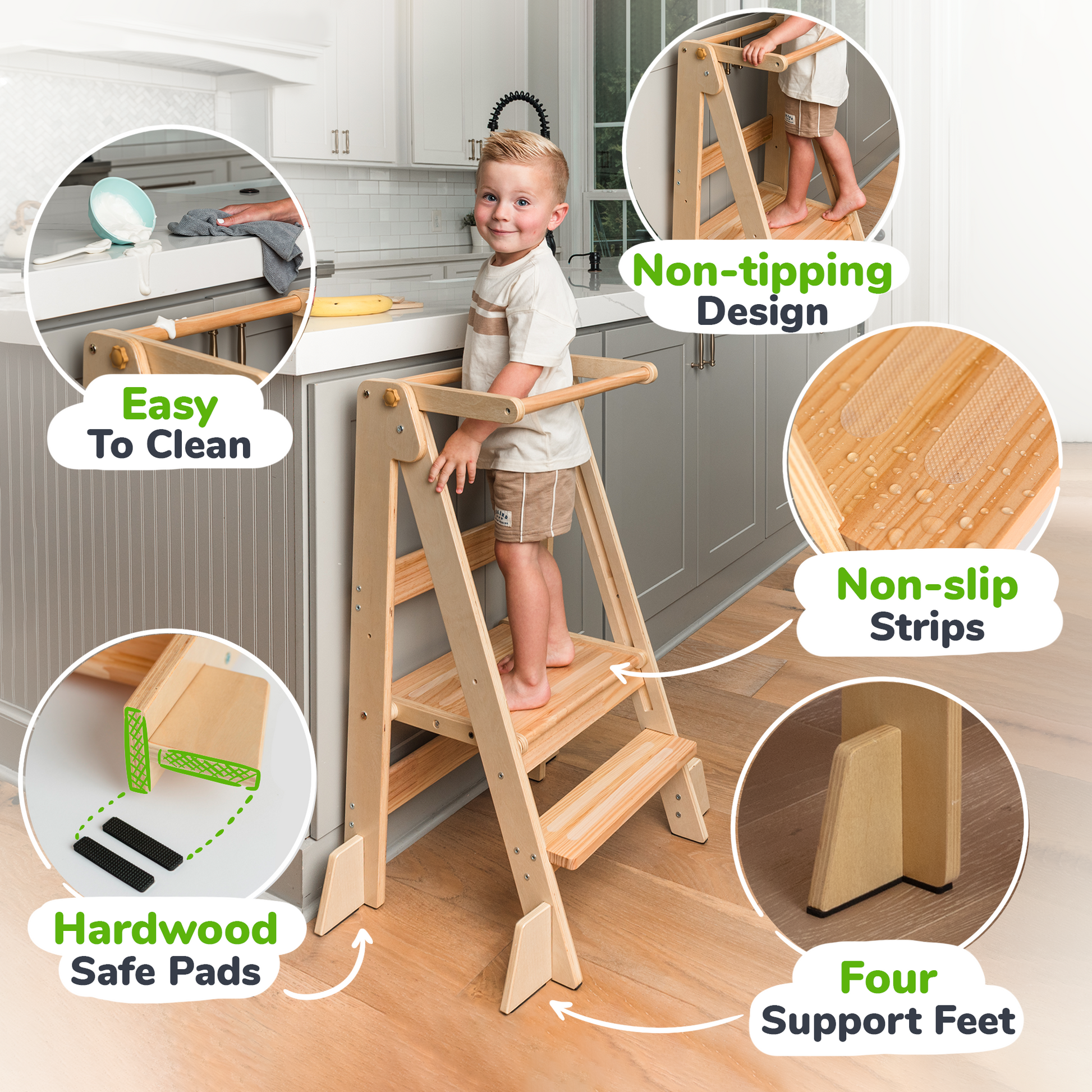 Foldable Kitchen Tower Ocodile.com