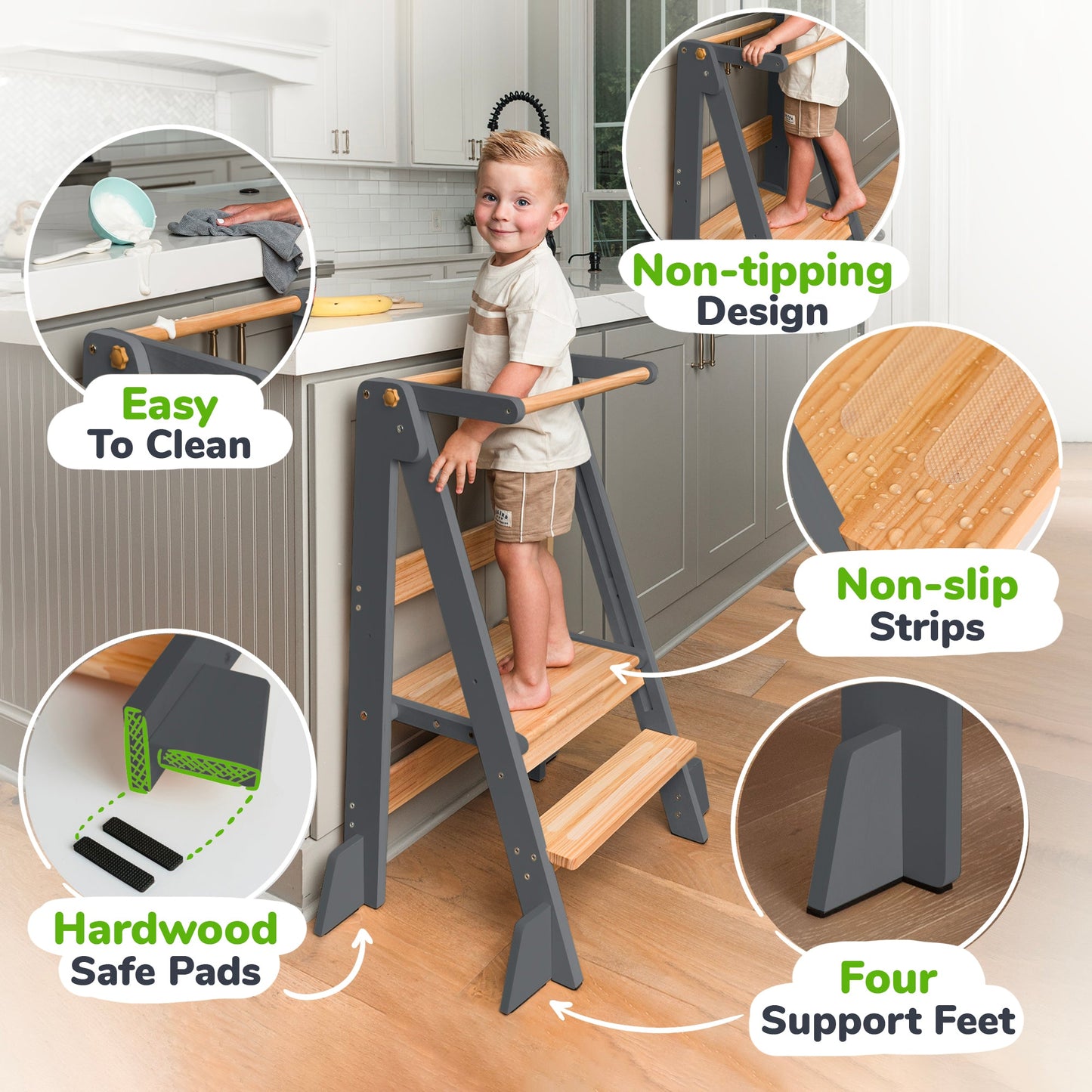 Foldable Kitchen Tower Ocodile.com