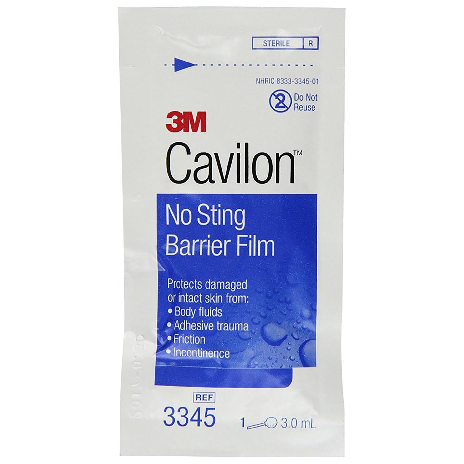 Cavilon No Sting Barrier Film sterile 3.0 mL applicator packet, REF 3345