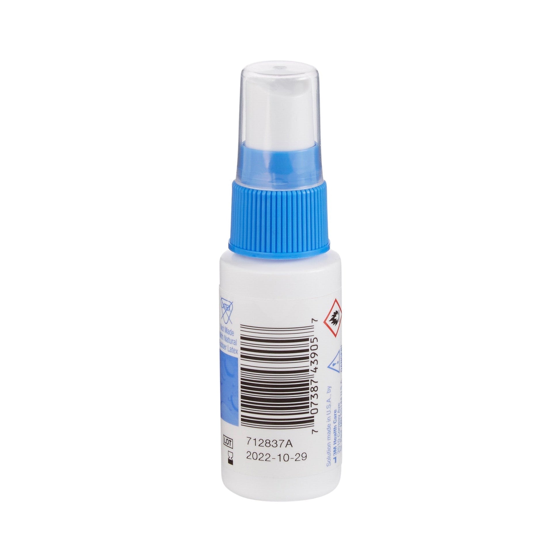 Cavilon No Sting Barrier Film bottle with barcode and lot information