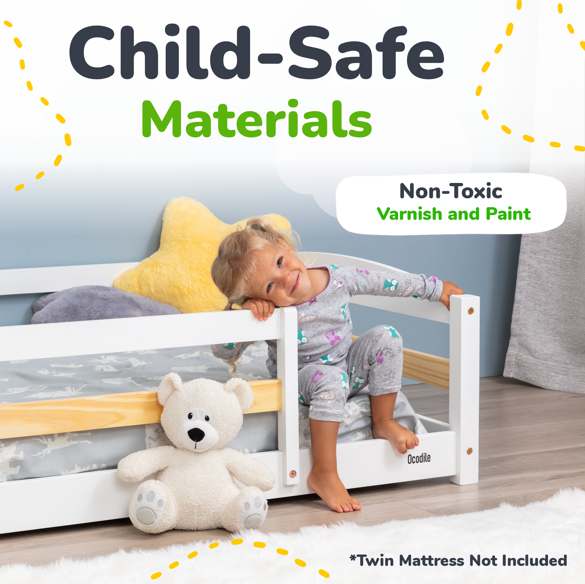 Floor Bed - Twin Size Ocodile.com
