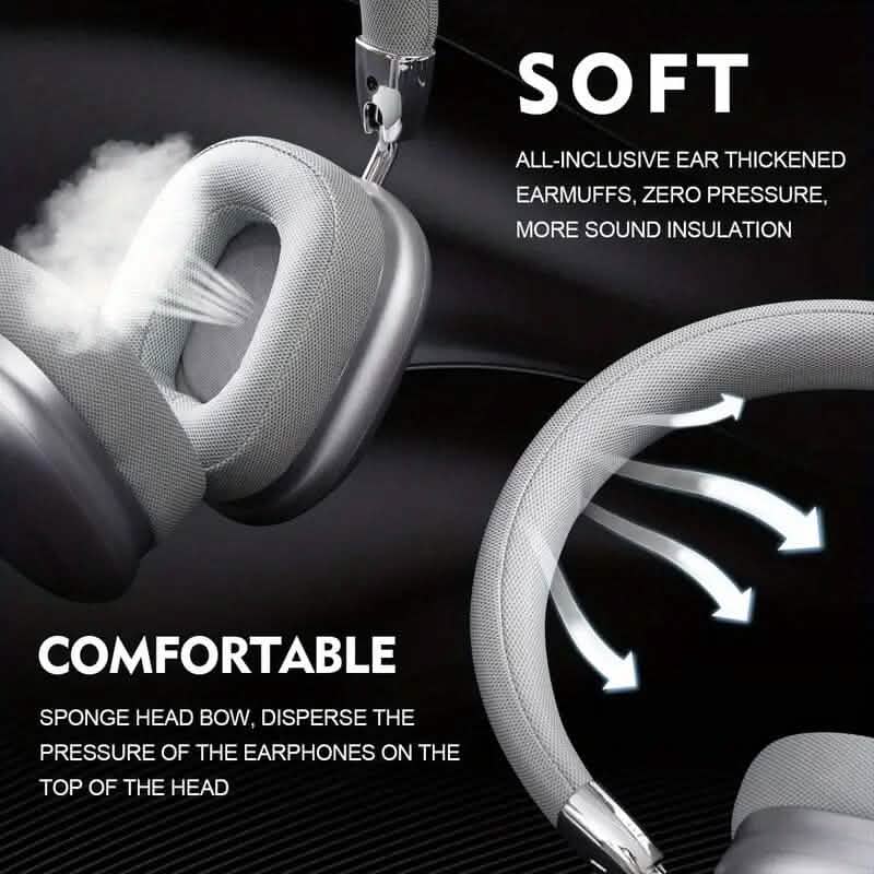 40-Hour Long-Lasting Wireless Noise-Cancelling Headphones DailySale