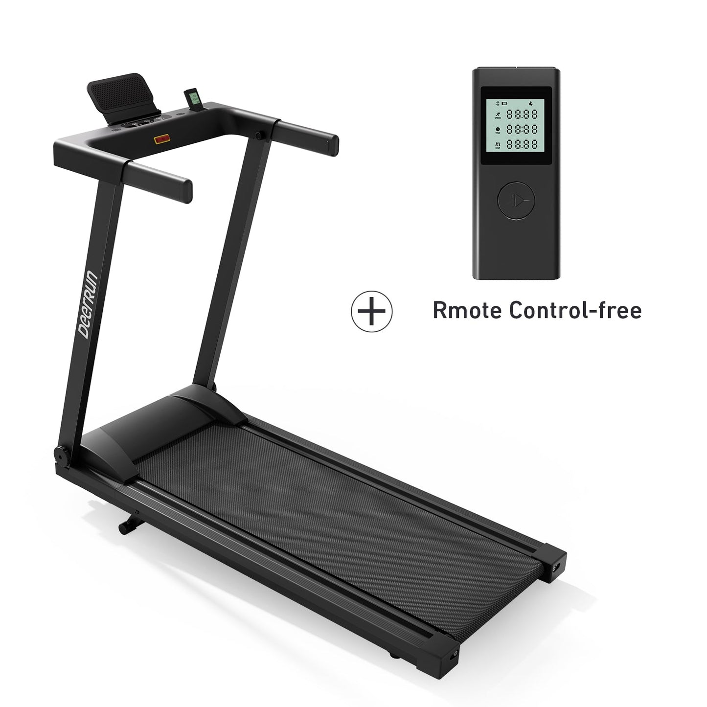 DeerRun All-New 2026 A1 Pro Move+ Smart Foldable Treadmill with 6% Incline & NFC | 350 lbs, 10 mph, Black DeerRun®