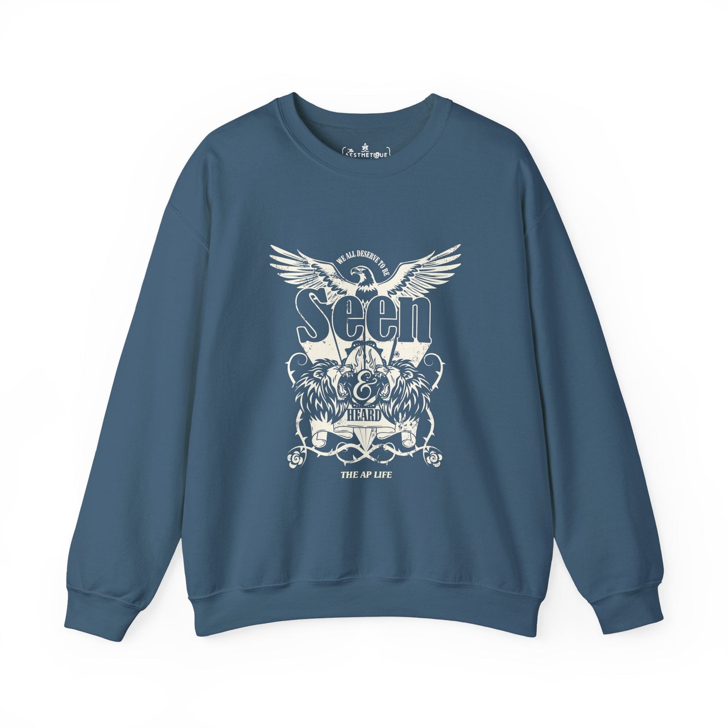 We All Deserve to be Seen & Heard - Adult Unisex Heavy Blend™ Crewneck Sweatshirt