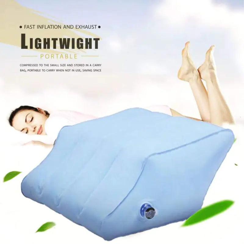 Inflatable Leg Pillow for Travel and Relaxation DreamTech