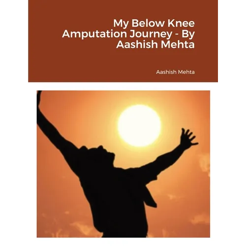 Paperback book cover with sunset figure and title text, author Aashish Mehta