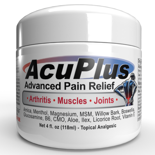 AcuPlus 4 oz. Pain Relief Cream – Full-Strength Relief for Everyday Pain