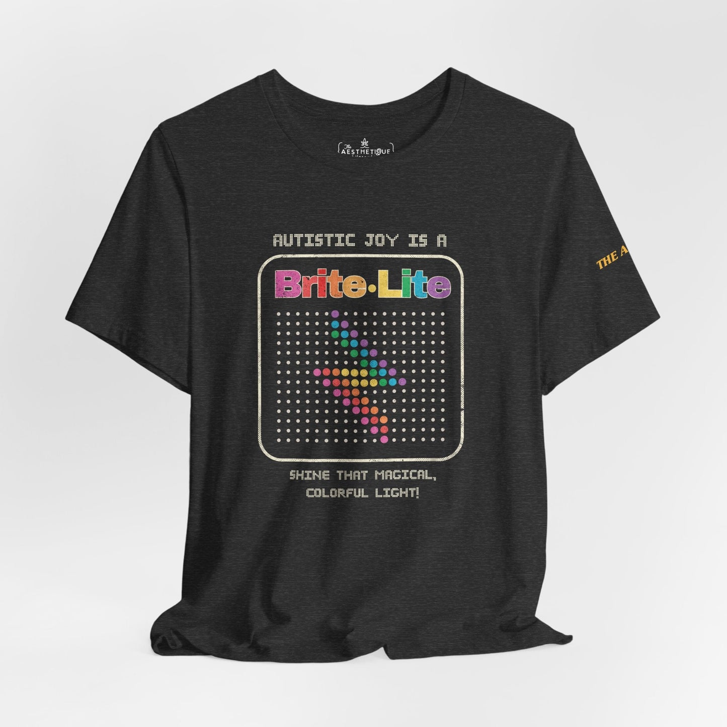 Autistic Joy is a Bright Light - Adult Unisex Jersey Tee
