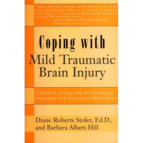Orange paperback book cover titled 'Coping with Mild Traumatic Brain Injury'.