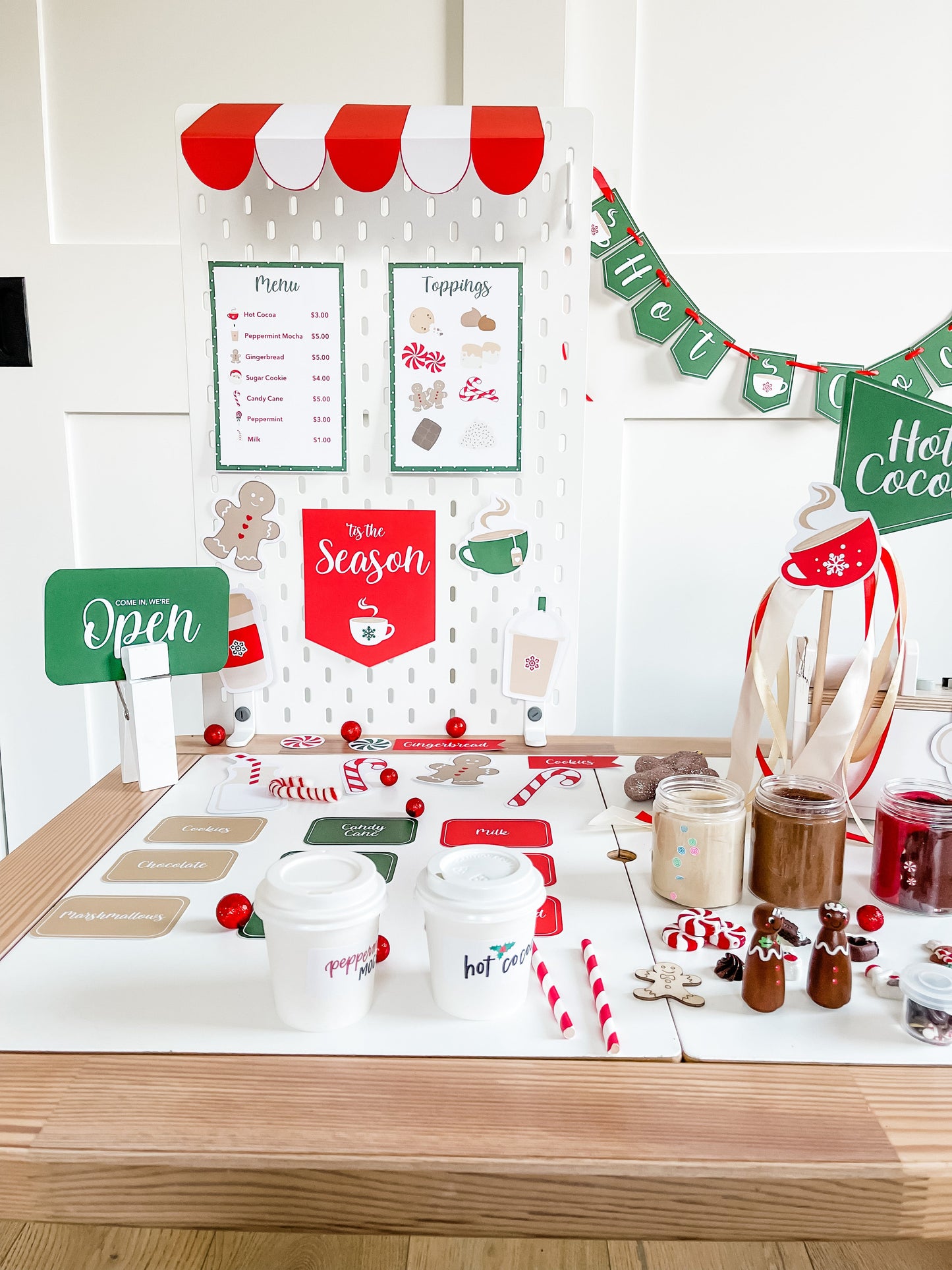 Hot Cocoa Dramatic Play Printables