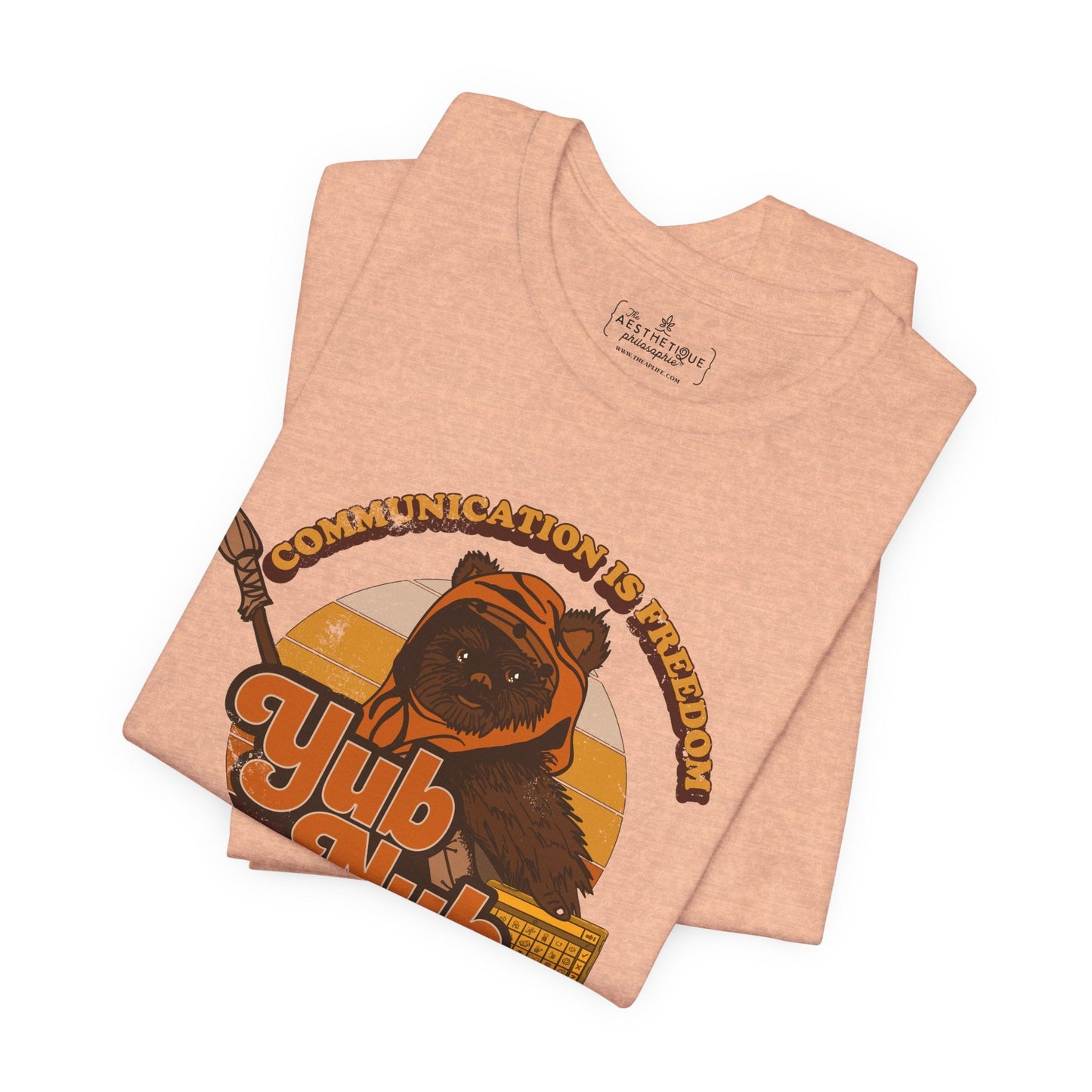 Communication is Freedom - Yub Nub - AAC - Unisex Jersey Short Sleeve Tee