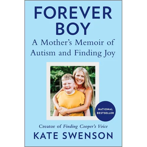 Paperback book: Forever Boy memoir cover with photo of mother and boy, Kate Swenson