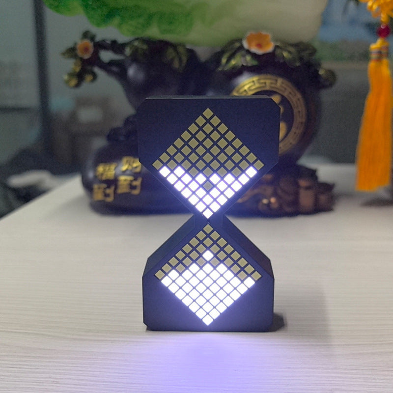 Cyber-style LED electronic sand timer: gravity-sensing, 1-30min countdown, tech decompression toy V.I.P Digital Presence