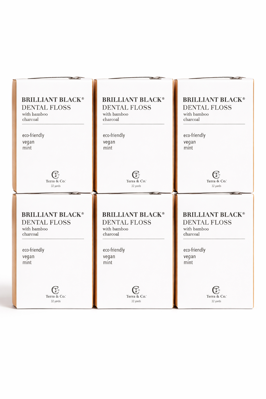 Brilliant Black® Floss – Whitens Between Teeth Naturally Terra & Co.
