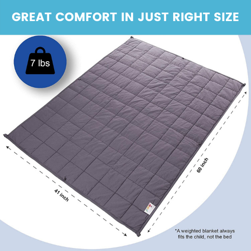 Blue Dream 7lb Kids Weighted Blanket Hazli Collection