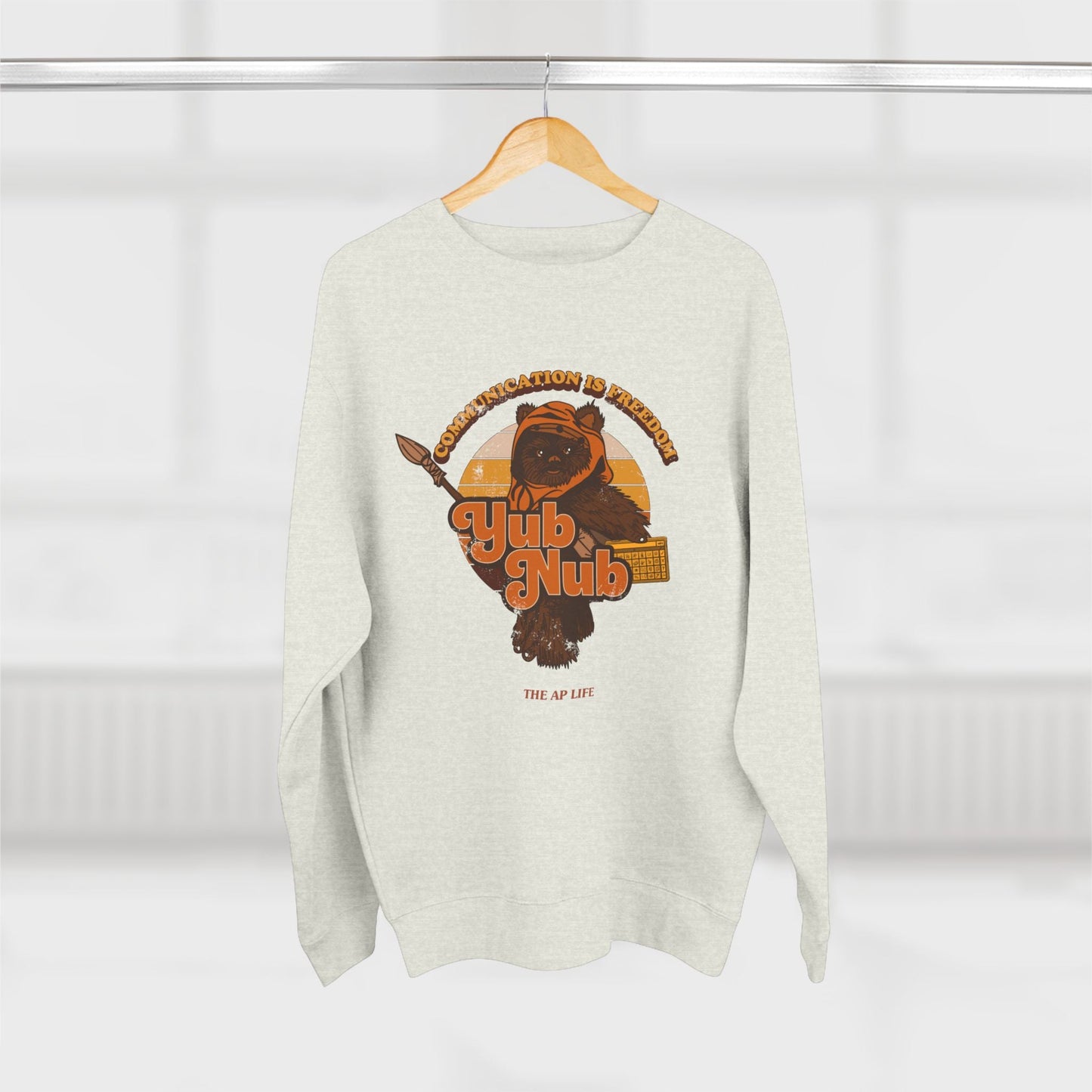 Communication is Freedom - Yub Nub - AAC - Unisex Crewneck Sweatshirt