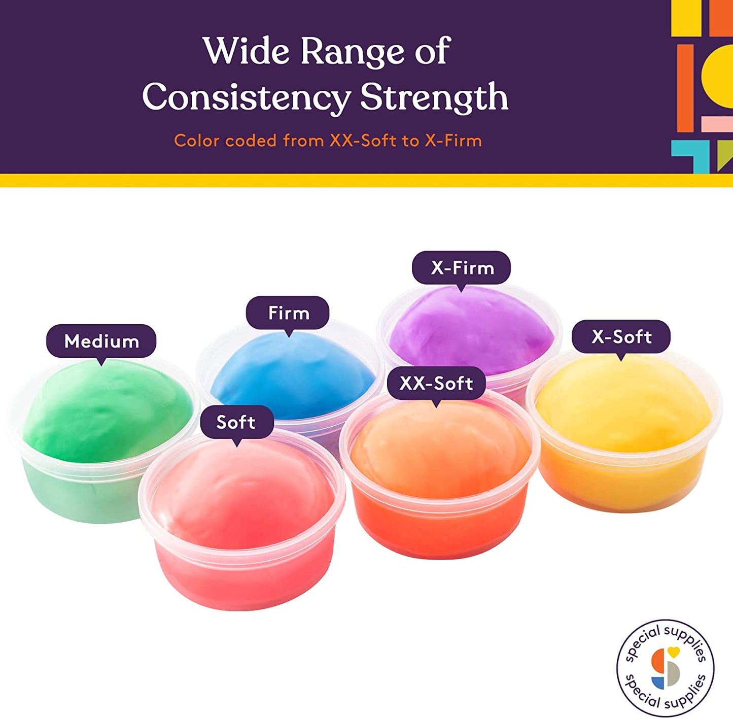 Therapy Putty (Primary Colors): 6 Pack