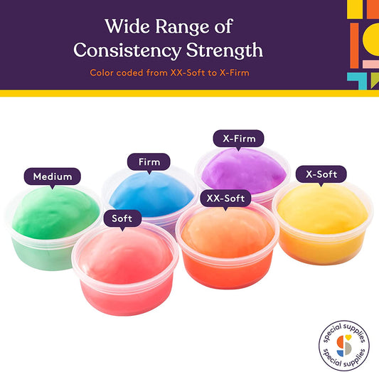 Therapy Putty (Primary Colors): 6 Pack