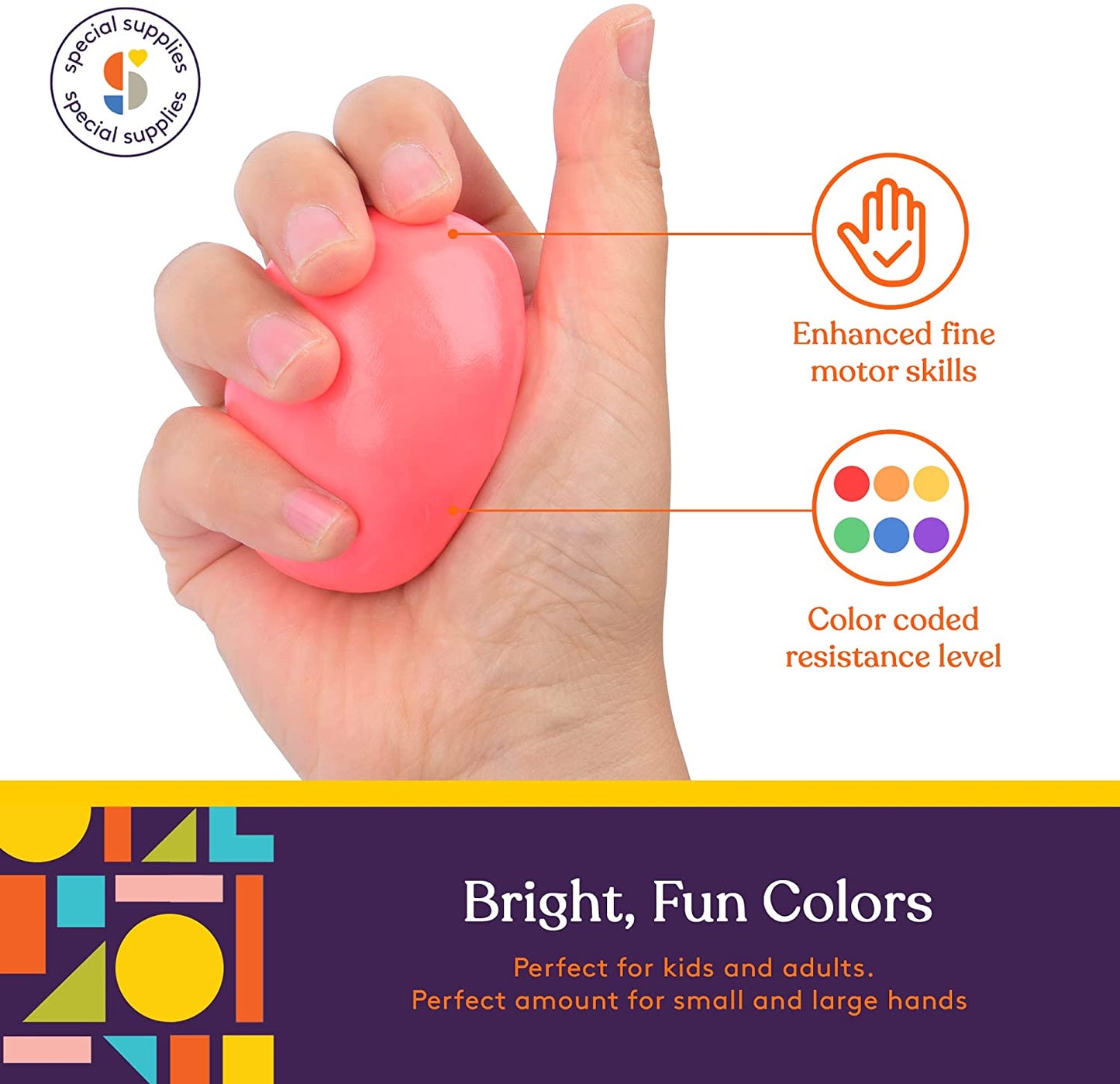 Therapy Putty (Primary Colors): 6 Pack
