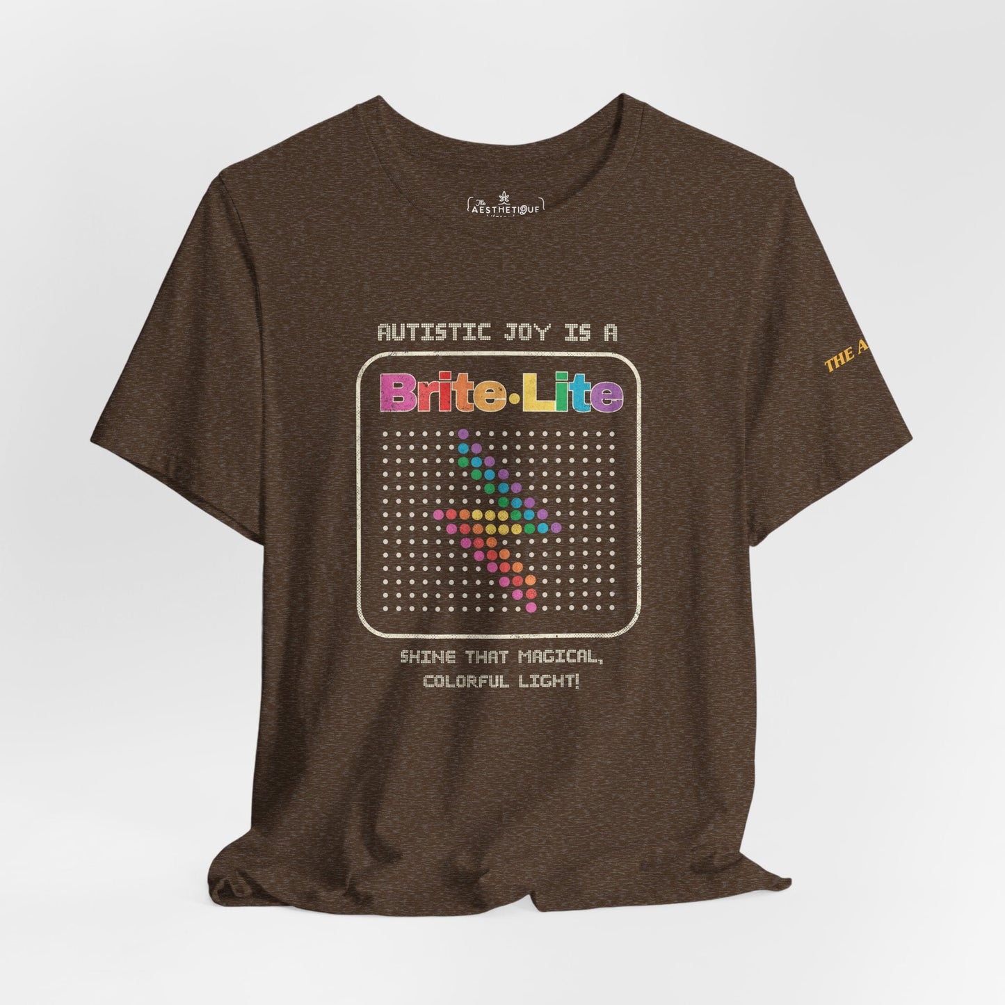 Autistic Joy is a Bright Light - Adult Unisex Jersey Tee