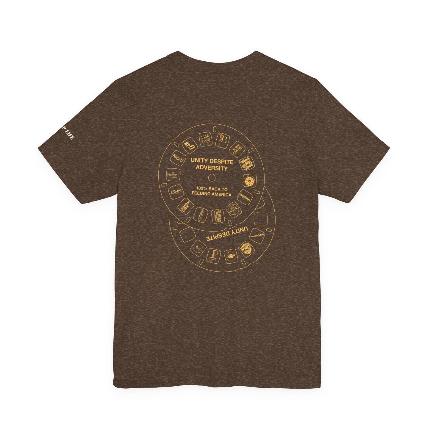 Unity Despite Adversity - Feeding America Fundraiser Tee - Unisex Jersey Short Sleeve Tee
