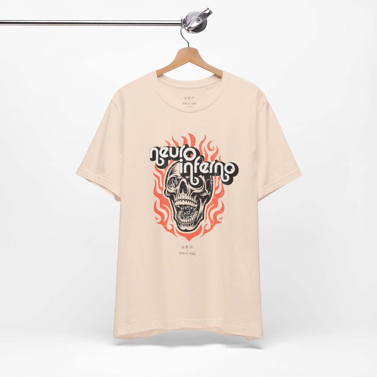 Neuro Inferno - AuDHD Burnout - Patrick Casale - Adult Unisex Jersey Tee (Ships Internationally)
