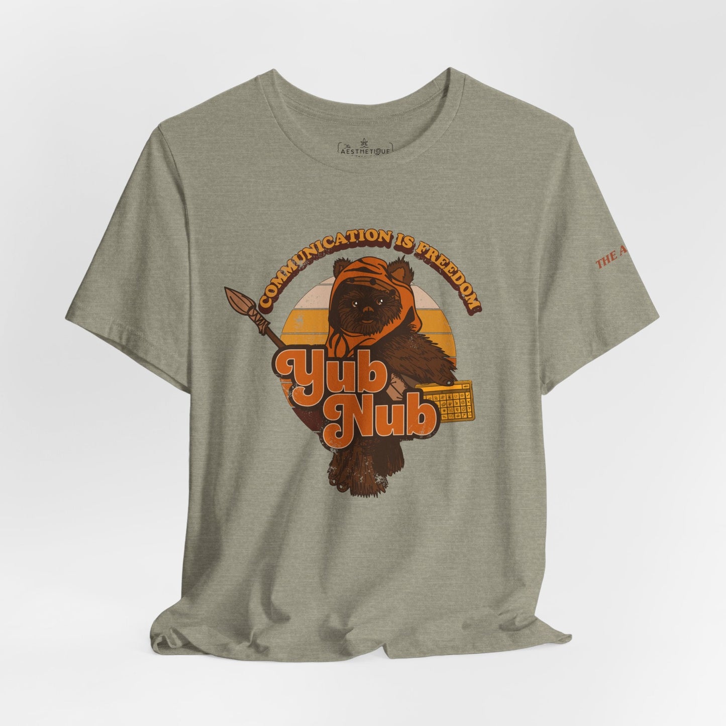 Communication is Freedom - Yub Nub - AAC - Unisex Jersey Short Sleeve Tee