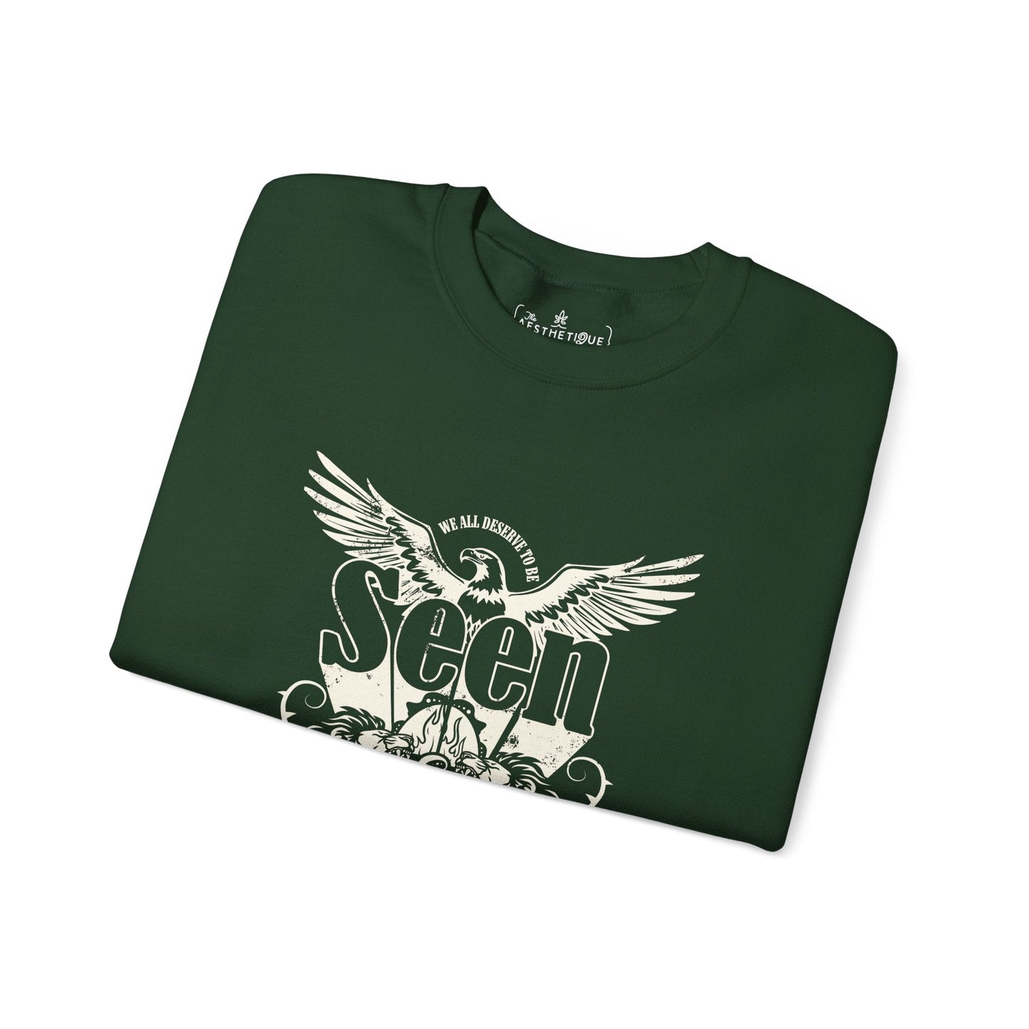 We All Deserve to be Seen & Heard - Adult Unisex Heavy Blend™ Crewneck Sweatshirt