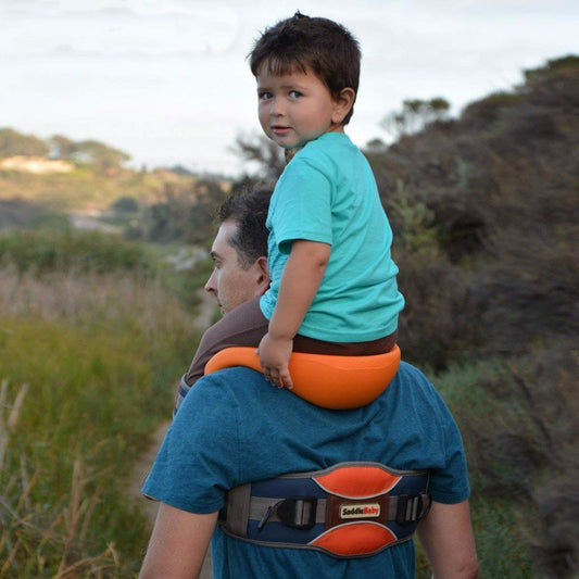 Toddler Hands-Free Shoulder Carrier with Cushioned Hip Seat Nylon Ankle Straps Child Rider Infant Travel Backpack Mochila Bebe