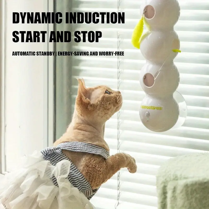 Wiggly Caterpillar Cat Toy – Automatic Motion for Endless Play!