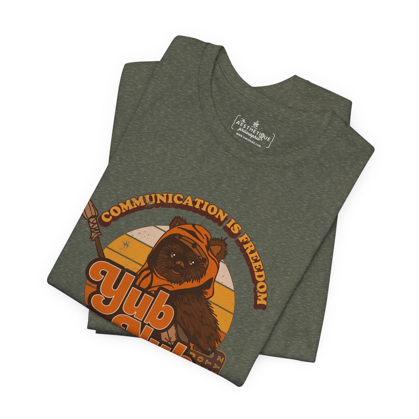 Communication is Freedom - Yub Nub - S2C - Adult Unisex Jersey Short Sleeve Tee
