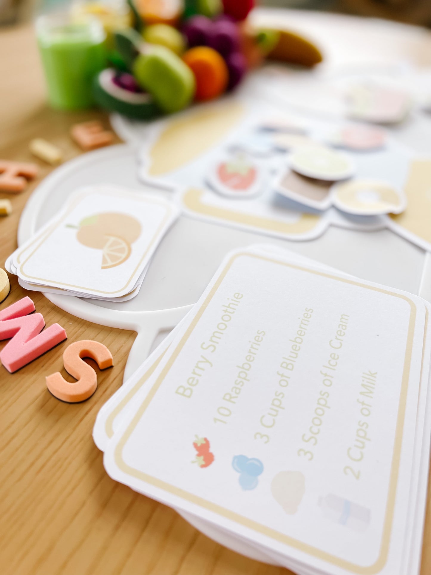 Smoothie Shop Dramatic Play Kit