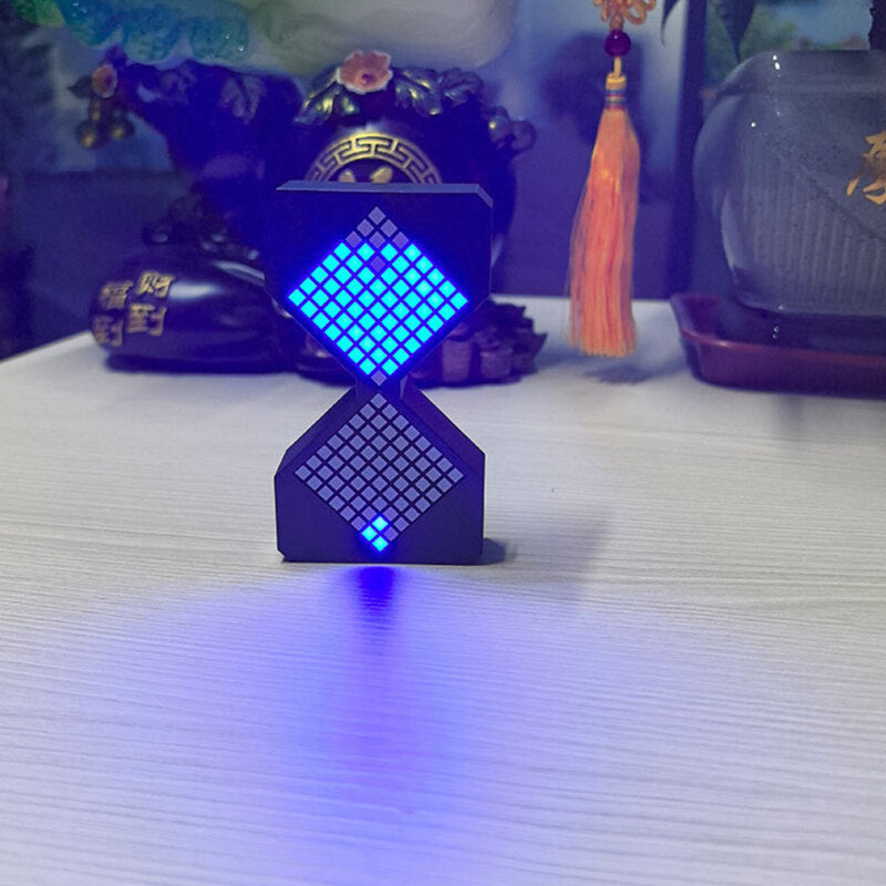 Cyber-style LED electronic sand timer: gravity-sensing, 1-30min countdown, tech decompression toy V.I.P Digital Presence