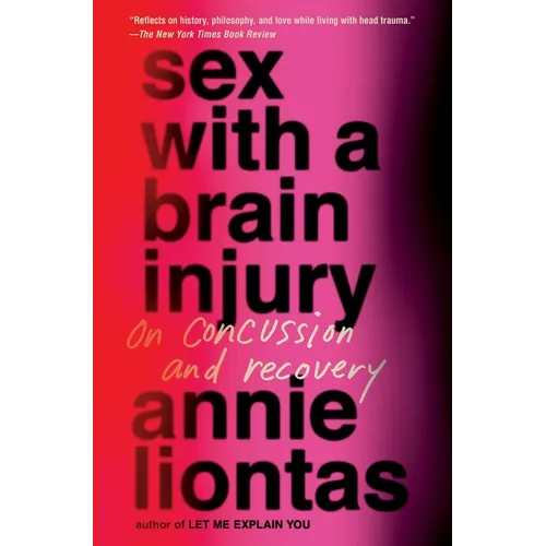Paperback book, red cover with 'Sex with a brain injury' title and author.
