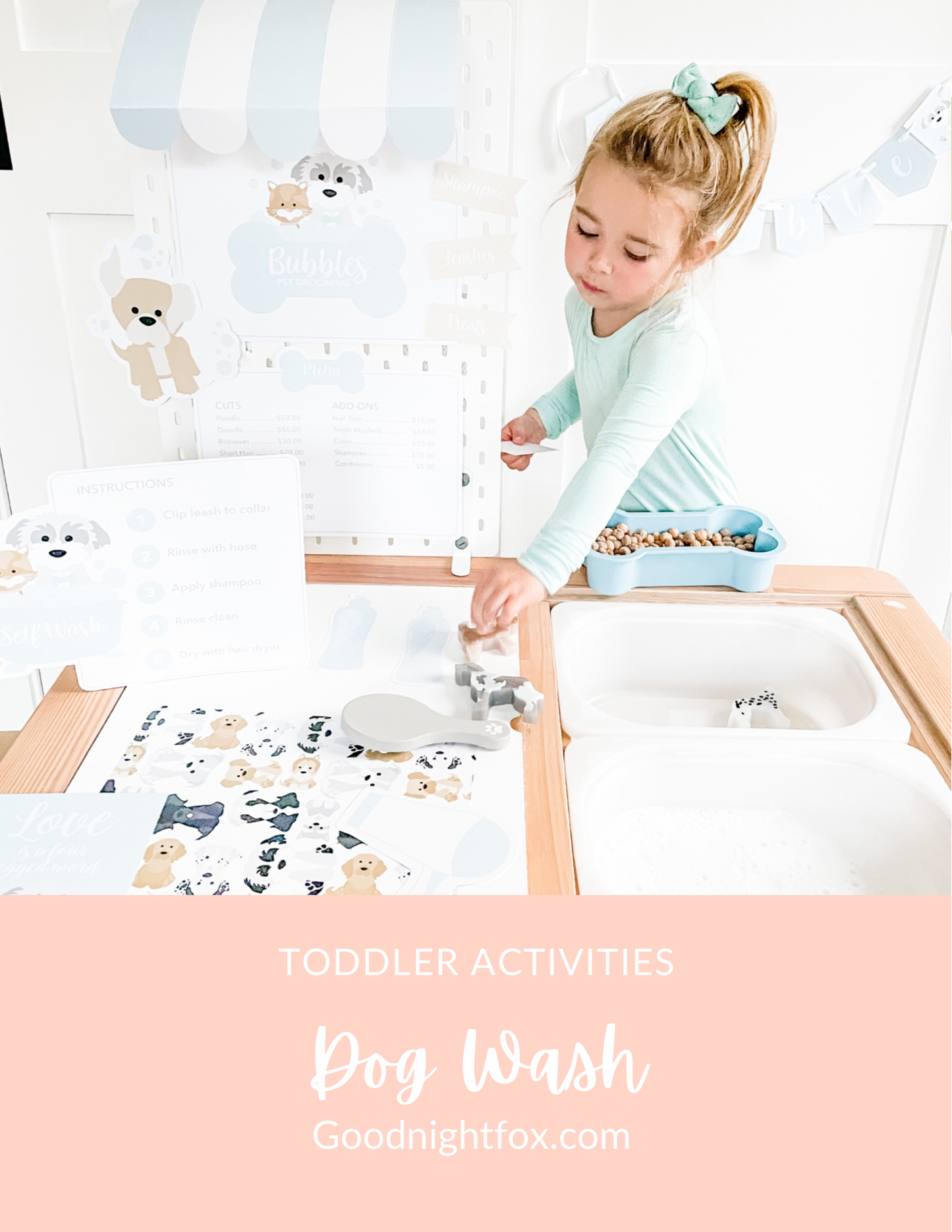 Dog Wash Pet Shampoo Dramatic Play