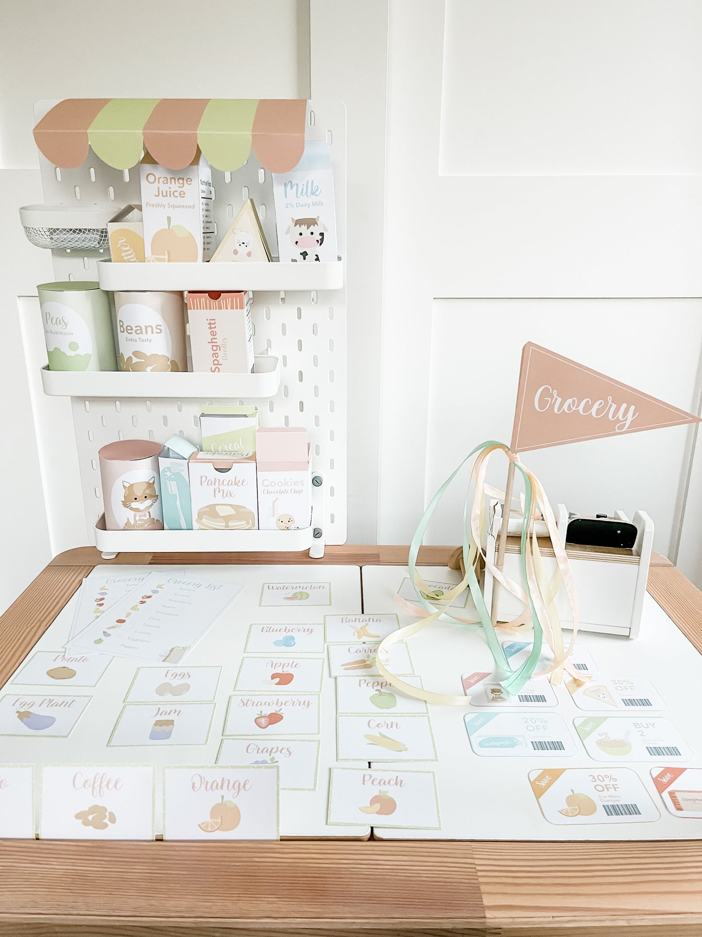 Grocery Store Play Food Printable Dramatic Play