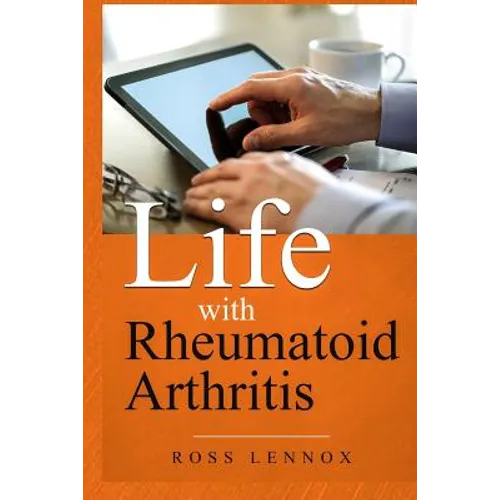 Paperback book cover with orange 'Life with Rheumatoid Arthritis' title and author name