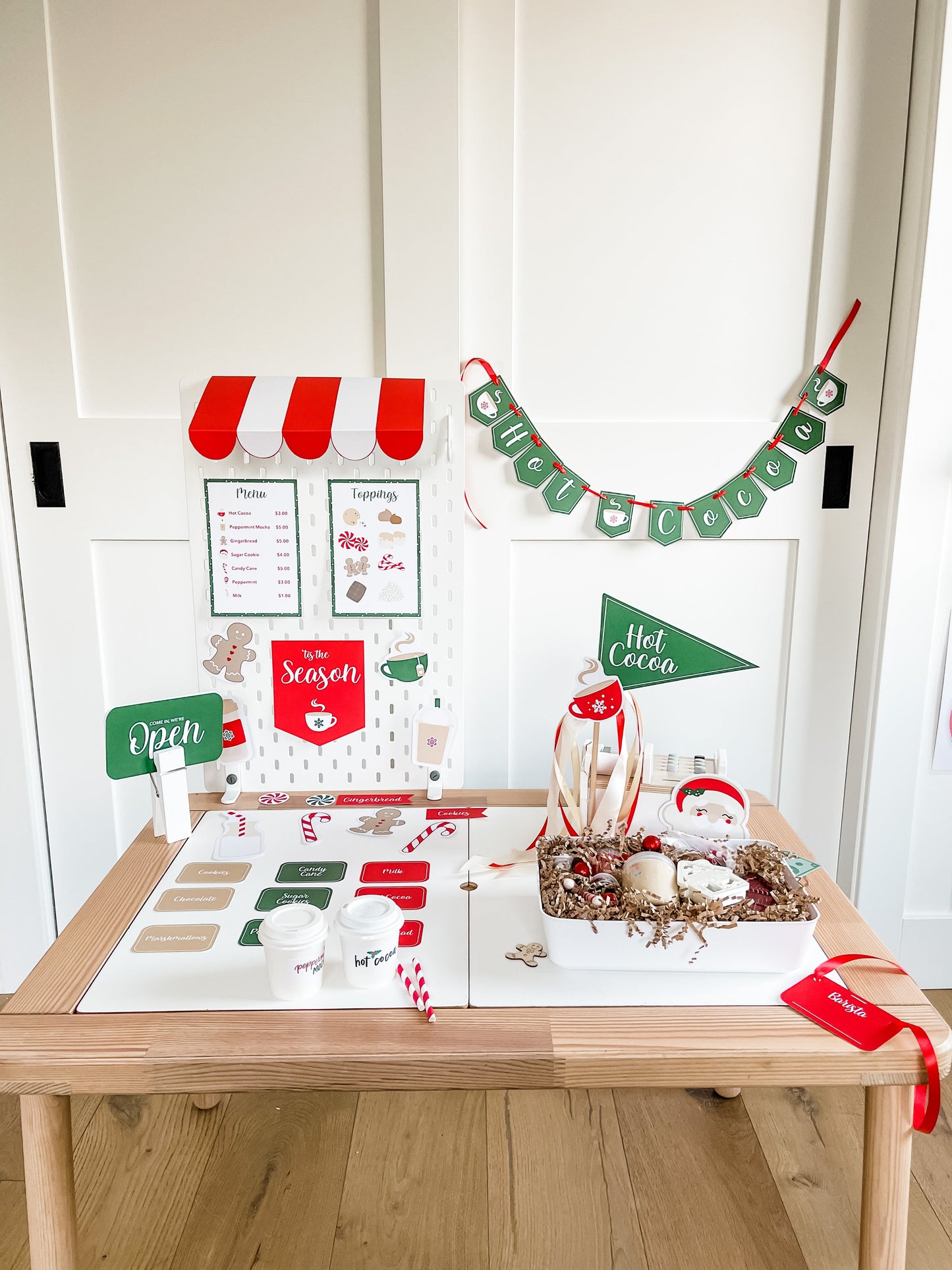 Hot Cocoa Dramatic Play Printables