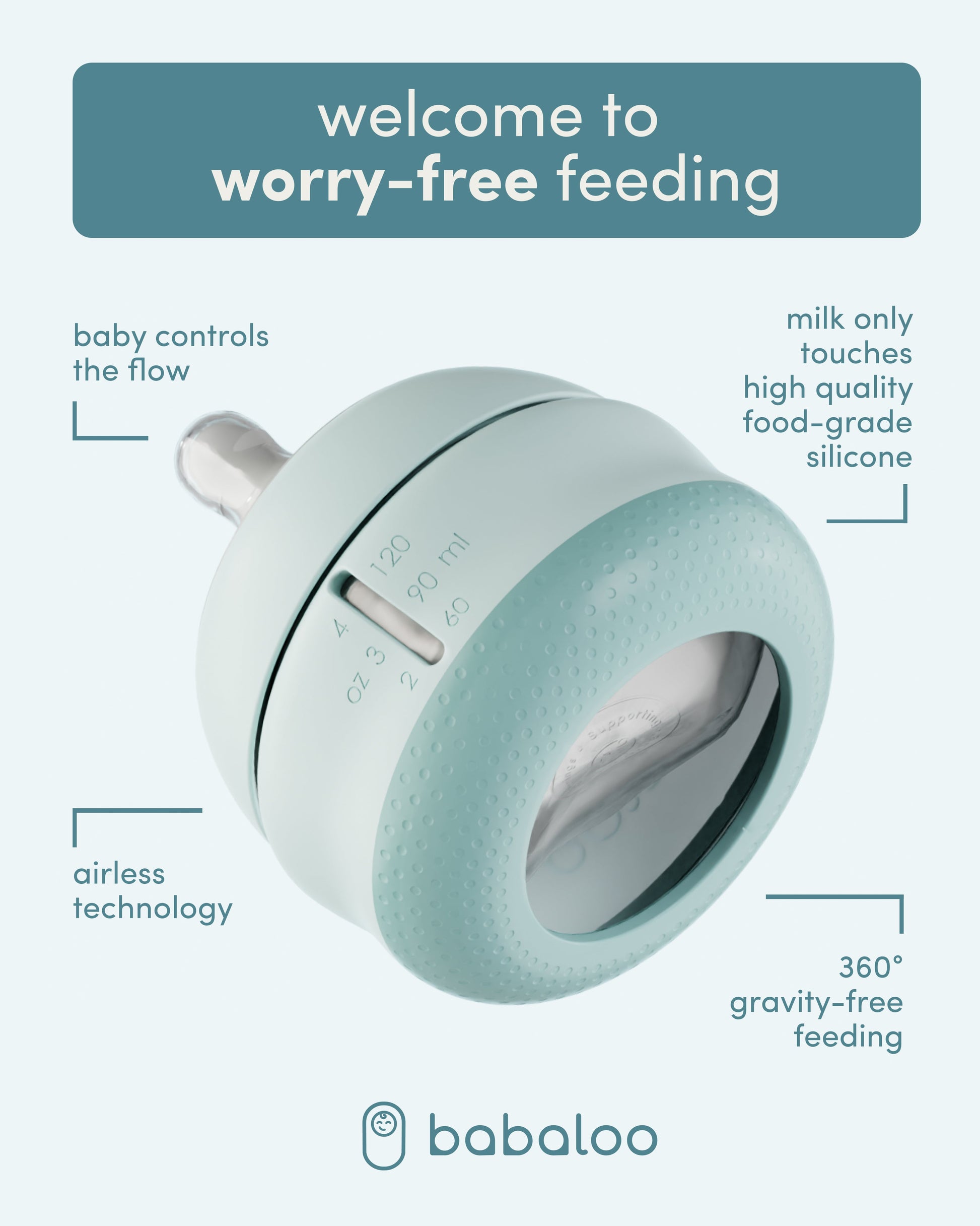 babaloo bottle set of 3 Babaloo