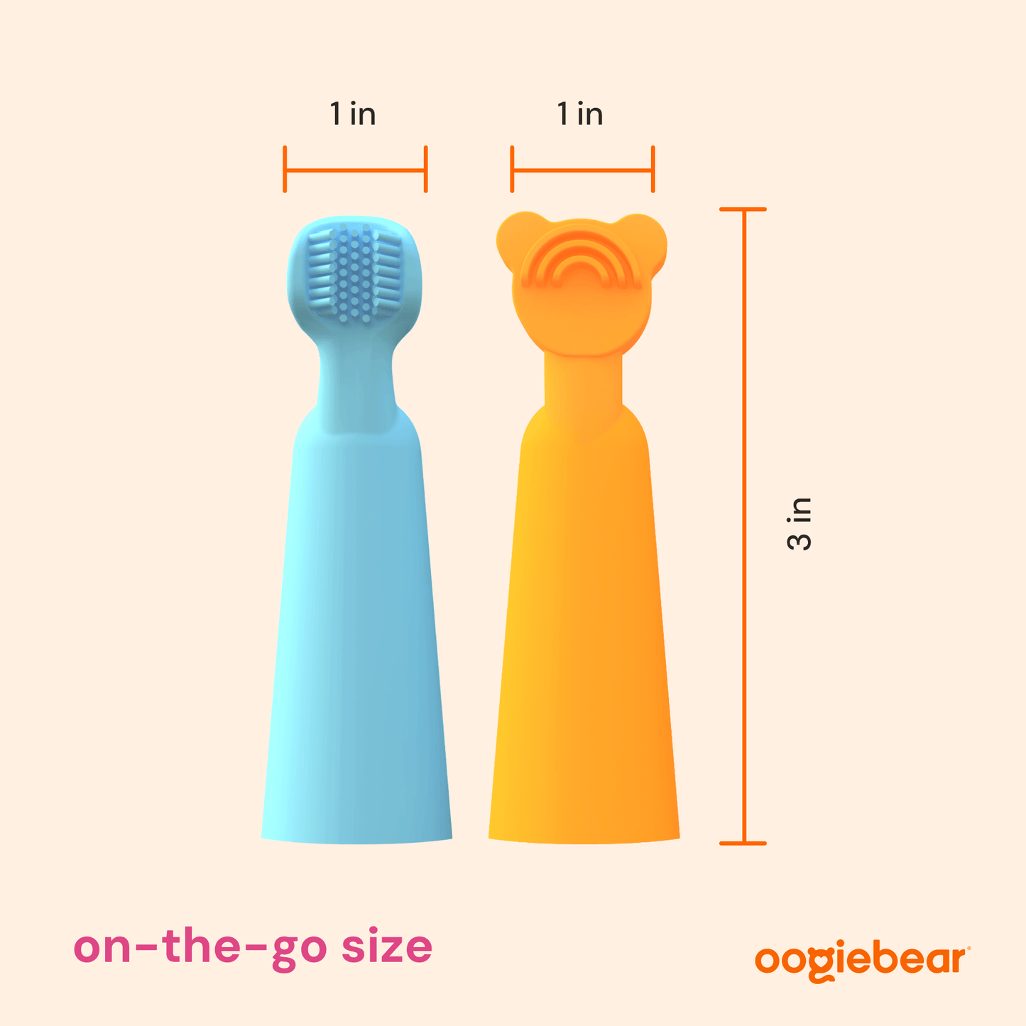 baby finger brush and tongue scraper oogiebear