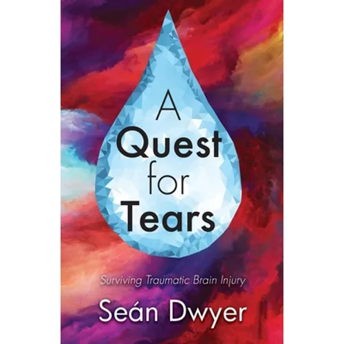 Paperback book with blue water-drop cover art and title A Quest for Tears