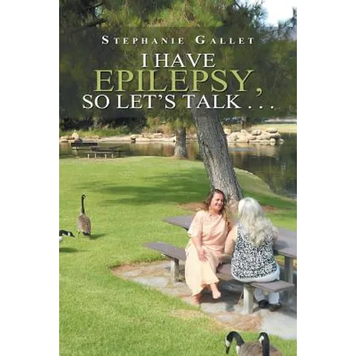 Paperback book cover with title text and photo of a girl and a dog near a pond