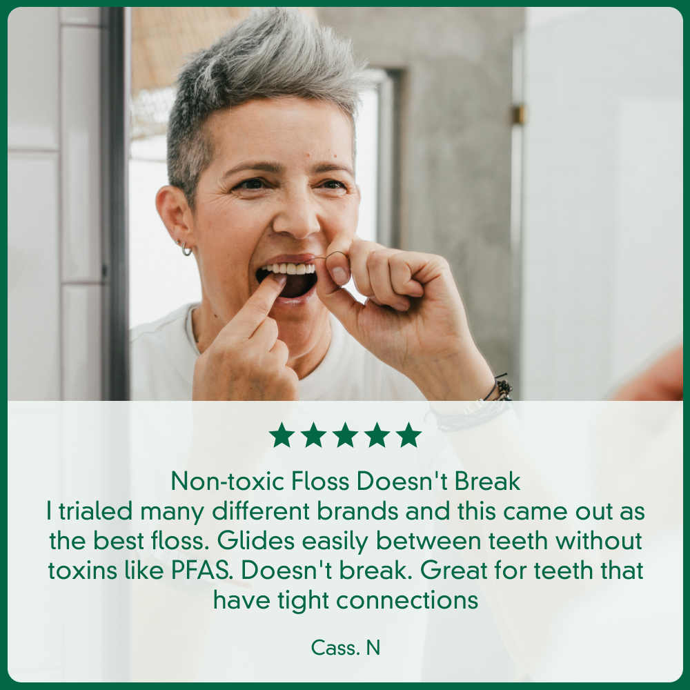Brilliant Black® Floss – Whitens Between Teeth Naturally Terra & Co.