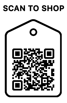 Hang tag with QR code